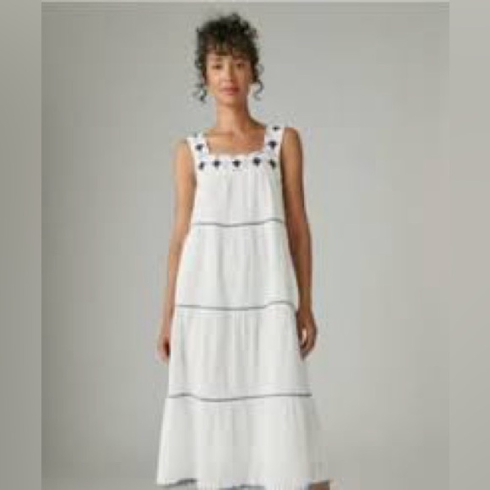 Lucky‎ Brand Crochet Midi Sundress